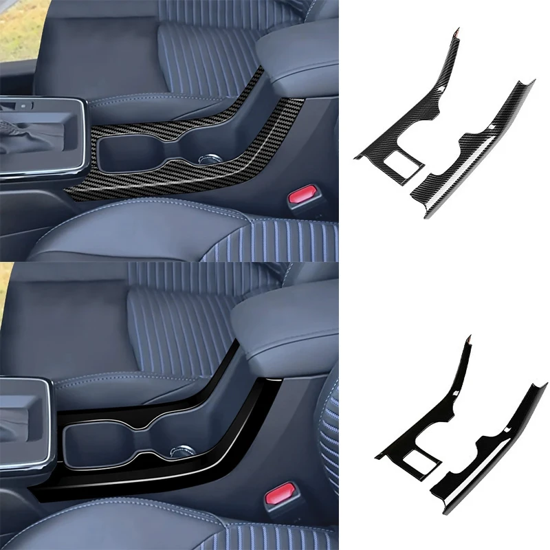 

RHD for Toyota Corolla Cross 2025 2026 ABS Black Car Central Console Gear Shift Panel Trim Cover Water Cup Frame Accessories