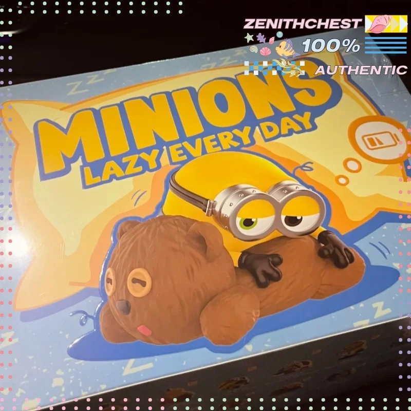 POPMART Minions Lazy Every Day Series Blind Box Figure Premium Collectible Designer Display Exclusive Keepsake Customized - view 4