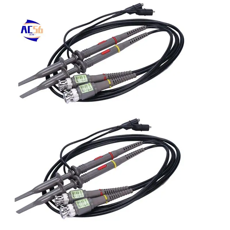 

AC56-4 Pack P6100 100 Mhz Oscilloscope Probe 10:1 And 1:1 Switchable For Rigol Atten Owon Siglent
