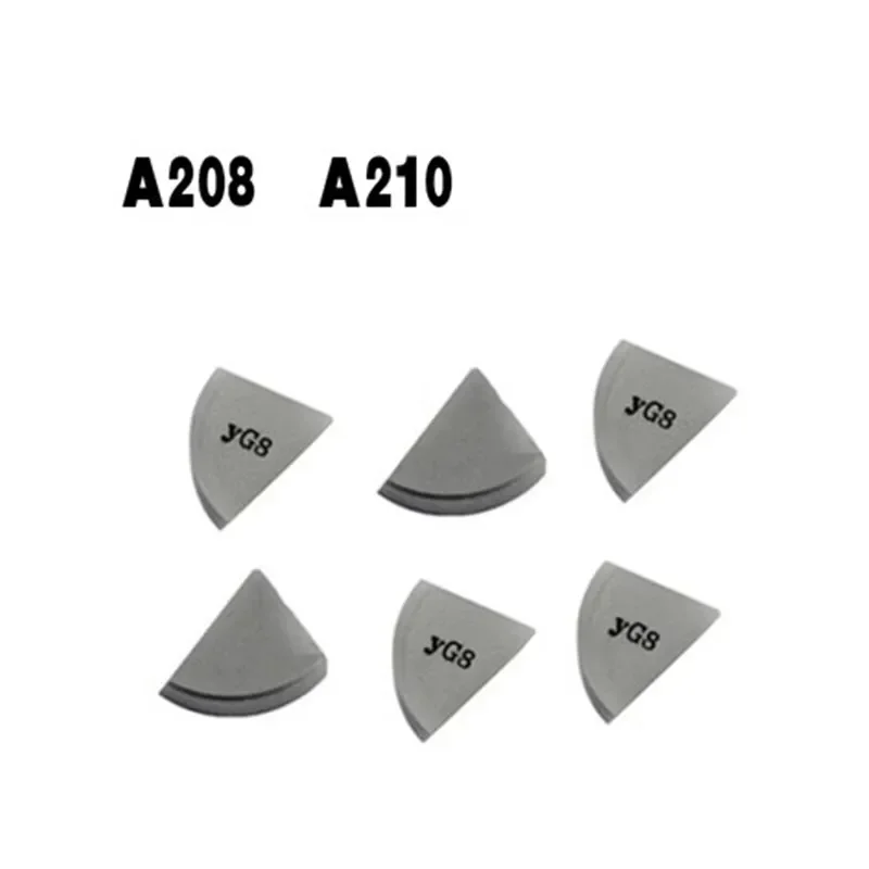 

40-200pcs YT15 YW2 YG6 YG8 A208 A210 A210Z A208Z CNC Tungsten carbide cnc turning welding inserts brazen blades carbide tips