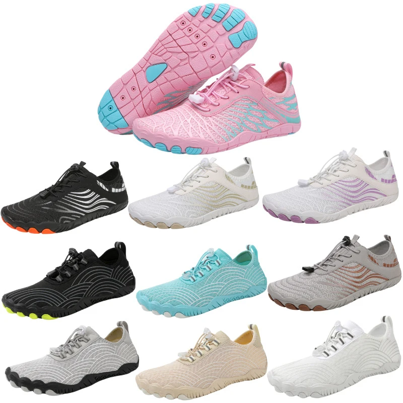 

Men's Trail Running Shoes, Lightweight Athletic Zero Drop Barefoot Shoes Non Slip Outdoor Walking Minimalist Shoes for Women