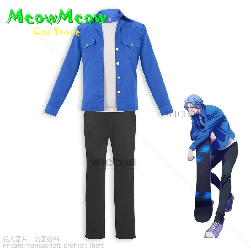 Cosplay Costume Langa Hasegawa Anime School Uniform Carnival Halloween Party Outfit Skateboard SK Eight Suit dk school uniform