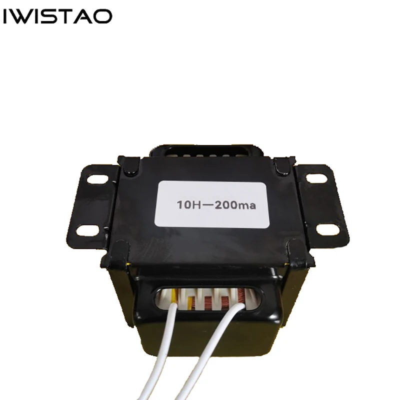 IWISTAO 10H/200mA Tube Amp Choke Coil 1 Piece Available Pure OFC Wire with Shield Cover for Tube Amplifier Filter Audio HIFI DIY