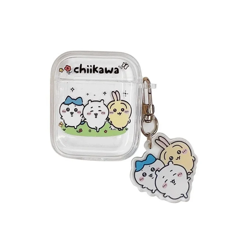 Chiikawa حقيبة سماعة الاذن ل Airpods 1 2 3 Pro سماعة رأس لاسلكية صندوق أنيمي غطاء مقاوم للسقوط ل AirPods Pro2 اكسسوارات هدية