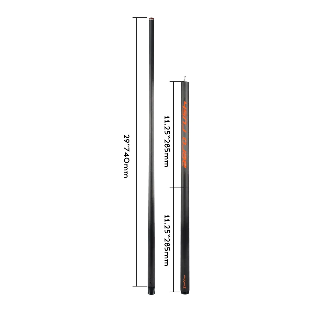 David Loman 51“ Aero Rush Carbon Fiber Jumper Billiard Pool Cue Stick 14mm