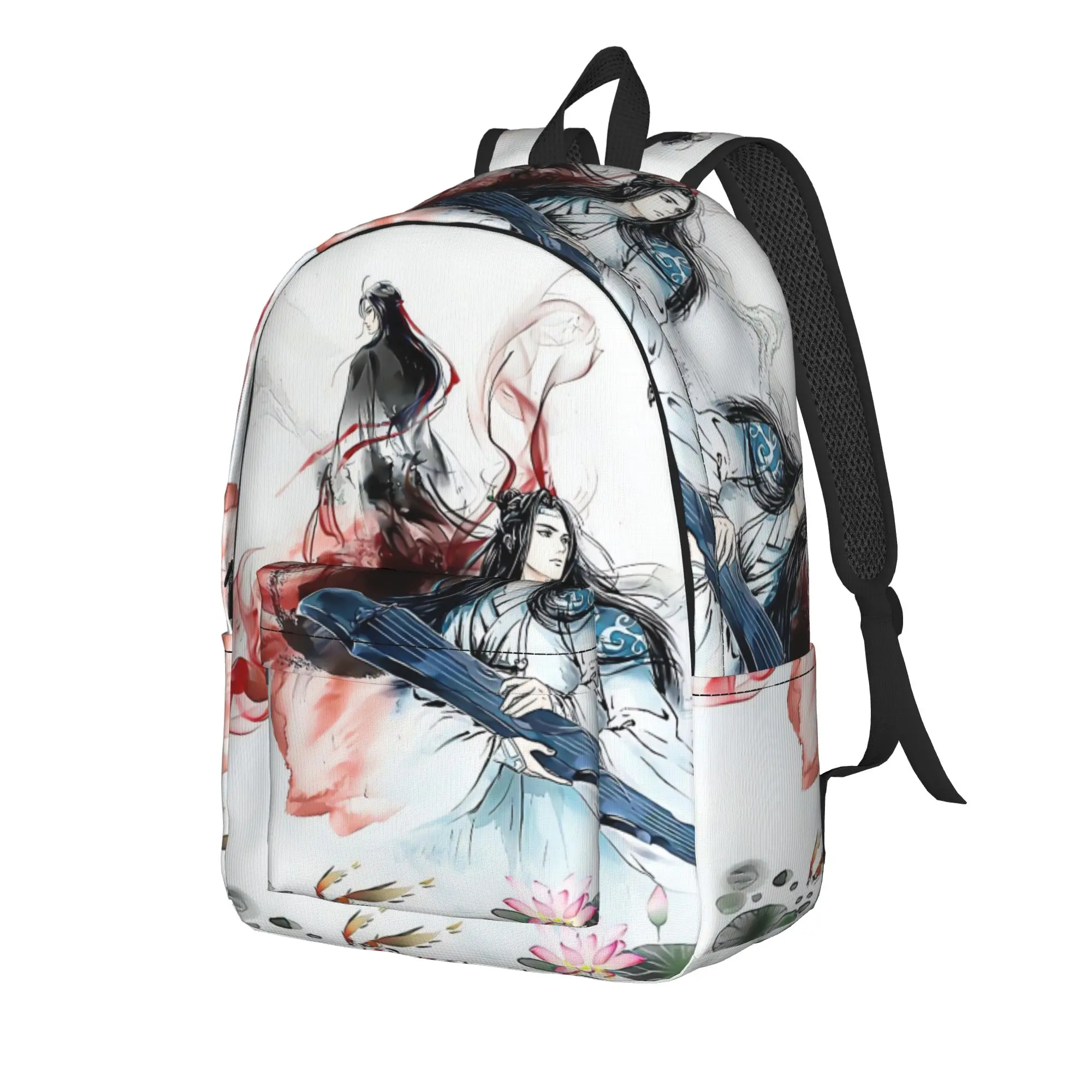 The Untamed WangXian Bunny Mo Dao Zu Shi (15) Backpack  Fashion Backpacks Women Outdoor Print School Bags Custom Rucksack