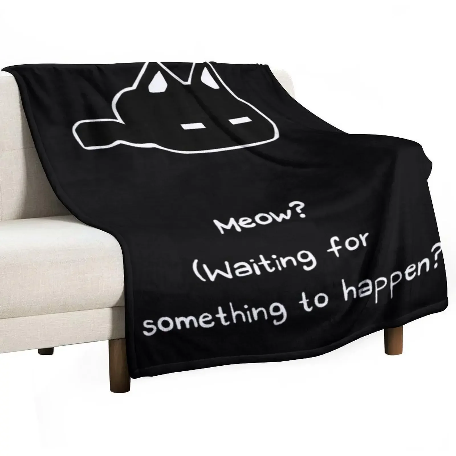 

Omori - Waiting for something to happen \t Throw Blanket Fluffys Large For Decorative Sofa Blankets