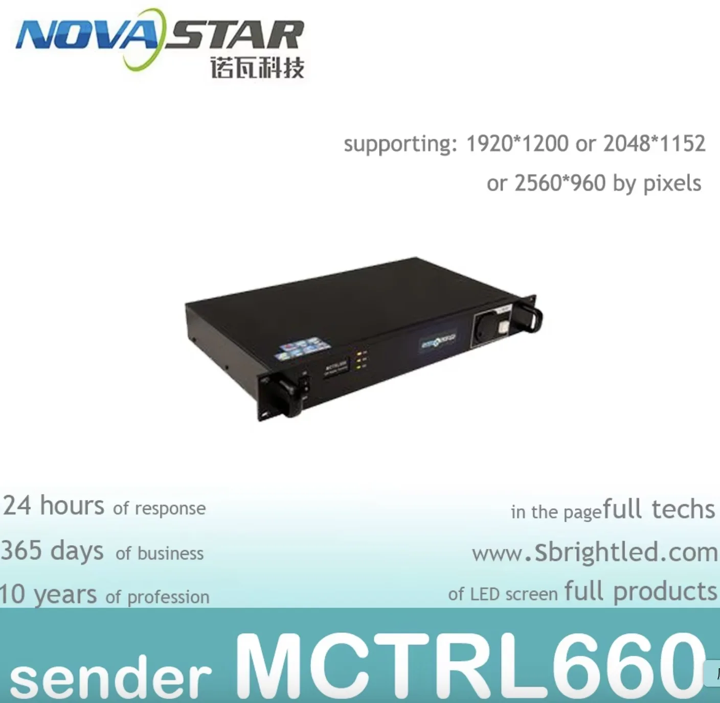 Светодиодная система управления NOVASTAR MCTRL660 для полноцветного светодиодного дисплея RGB с разрешением 1080p и nova mctrl660 PRO