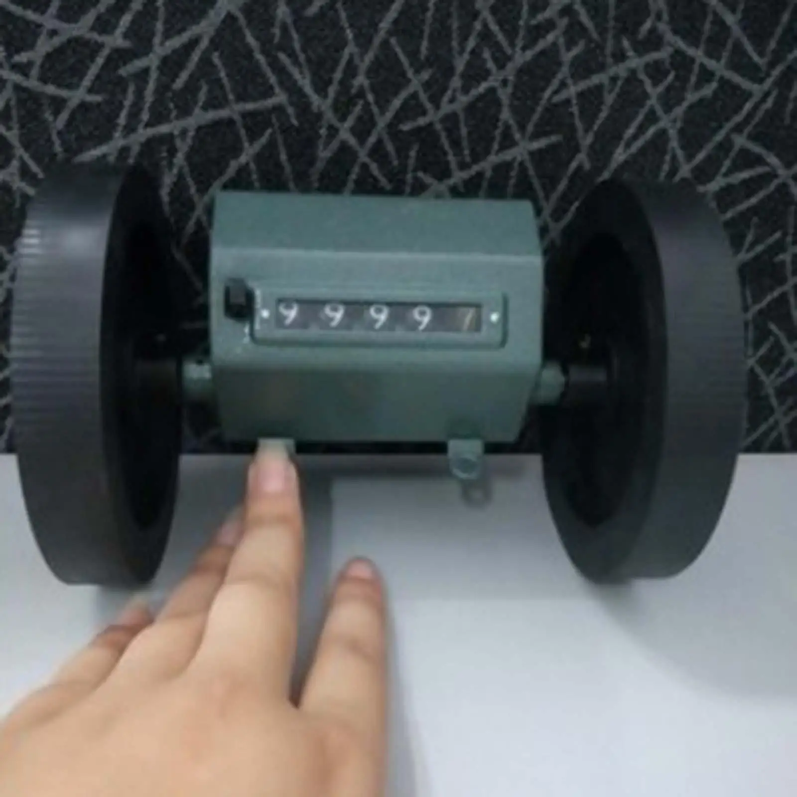 

Meter Counter Operated Recorder Dual Rolling Wheel Length Meter for