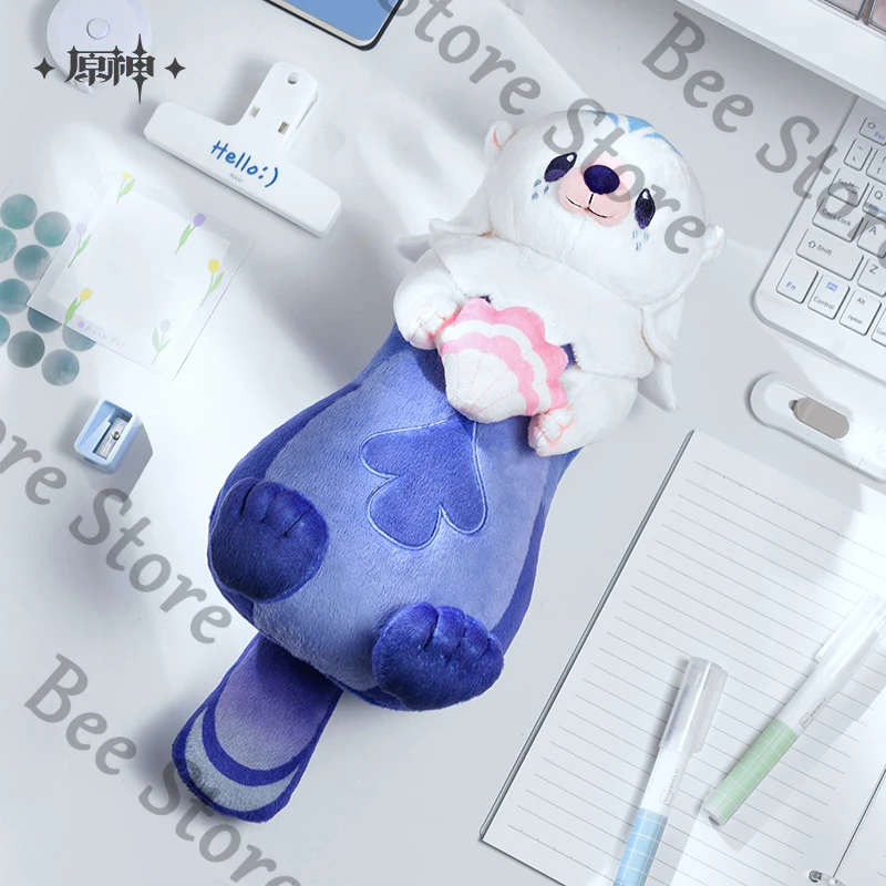 

「official Genuine 」Genshin Impact Yuanhai series Youyou Sea Otter plush Storage pen bag Super cute Birthday gift