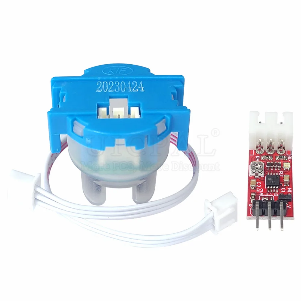 Water Turbidity Sensor Module with Probe Mixed Water Particle Measurement 0-1000NTU Detection Sensors 3.3-5V