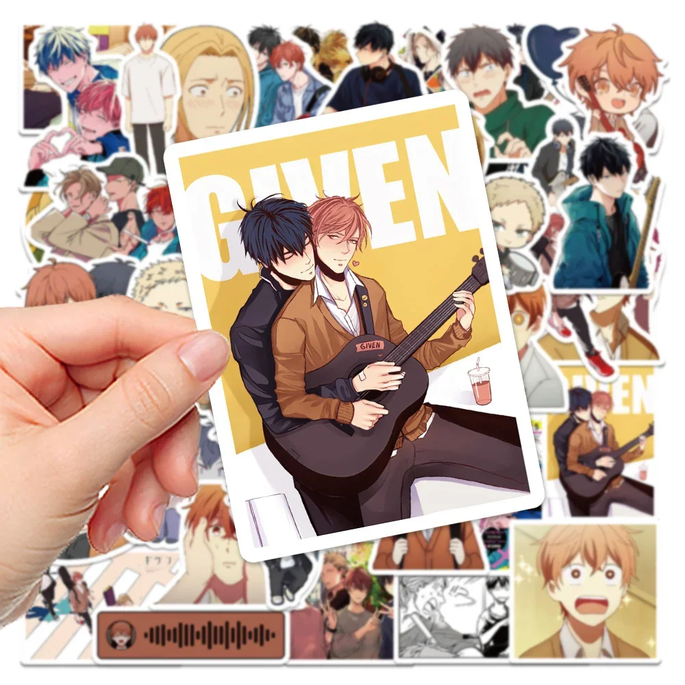 60PCS Japanese Bl Manga Anime Stickers, Personalized and Versatile, Suitable for Suitcases, Laptops, IPads, Skateboards, Noteboo