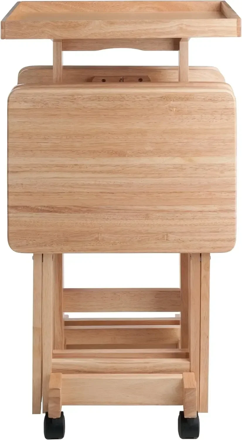 

ad Winsome 6-Piece Snack Table, Natural (42820)