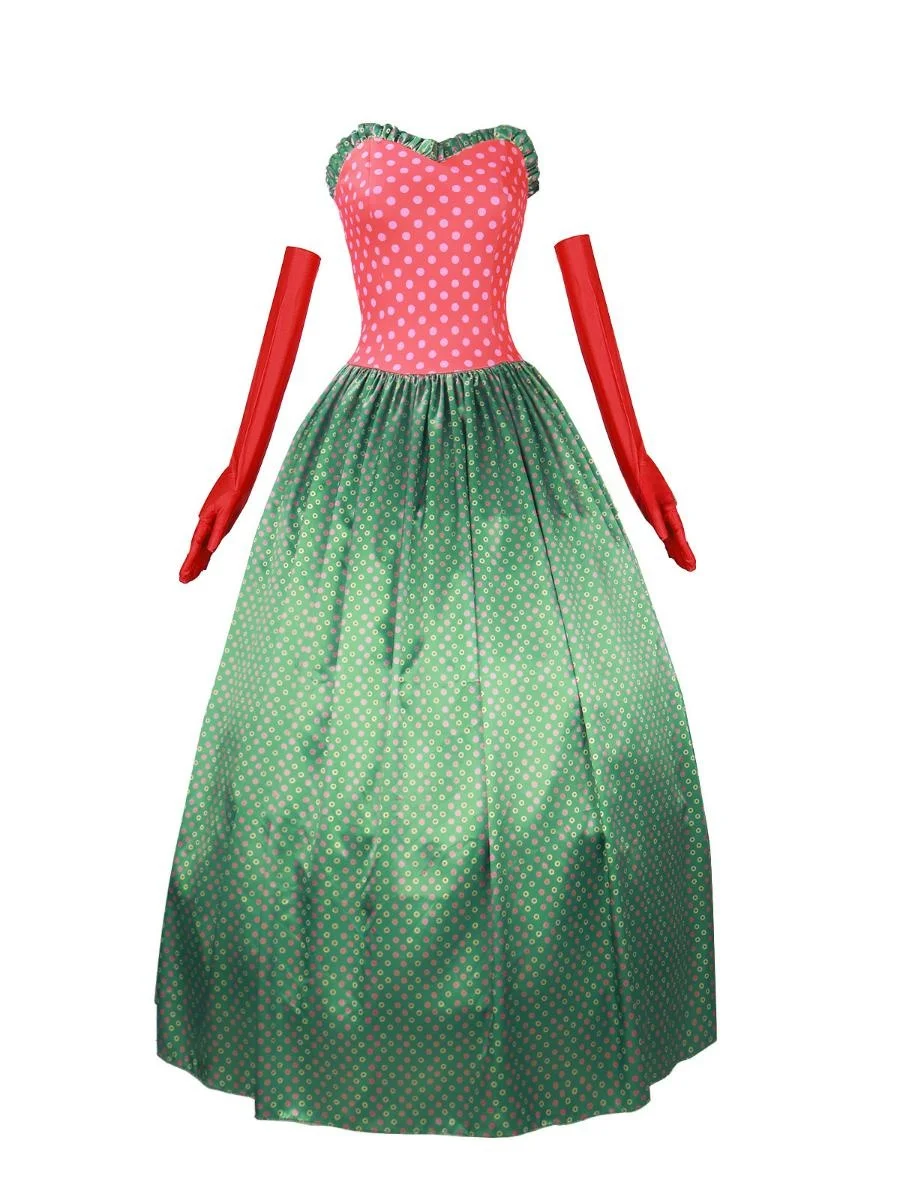 Nouveau Costume de mascarade Martha Role-plang Cisas loween Cosplay vêtements de Performance sur scène matériau en Polyester