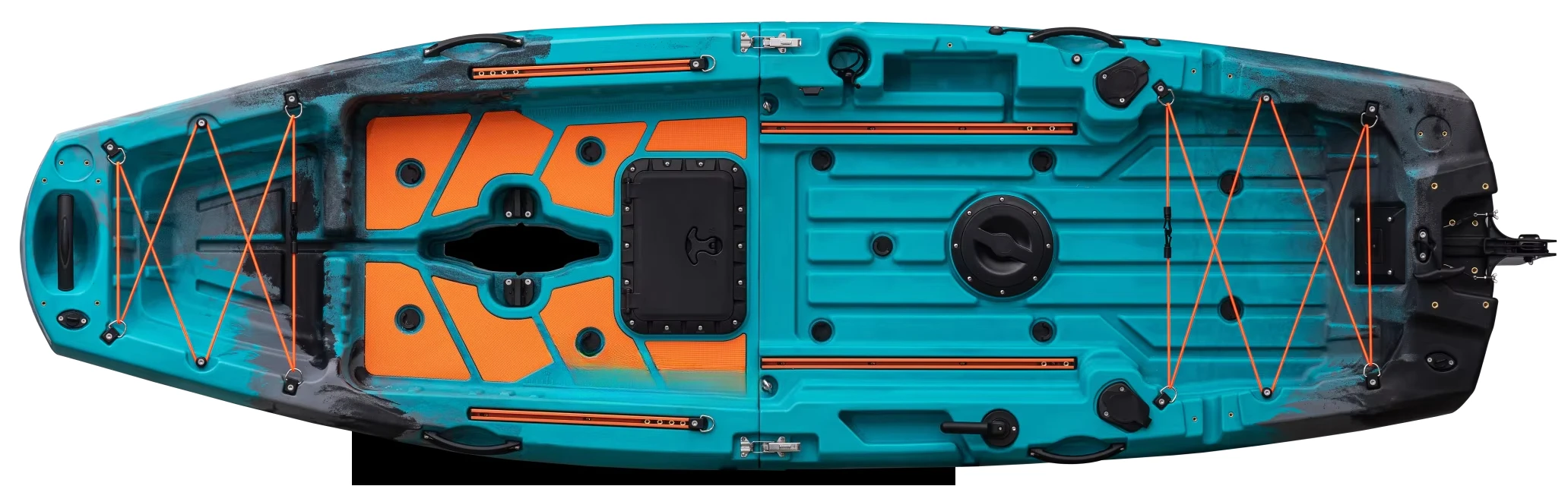 เรือคายัคพีวีซีแบบโมดูลาร์ 3 ที่นั่ง สำหรับ 2 คน กันน้ำ พร้อมใบพัดสำหรับตกปลา พายเรือ กีฬาทางน้ำ โต้คลื่น และล่องแก่ง