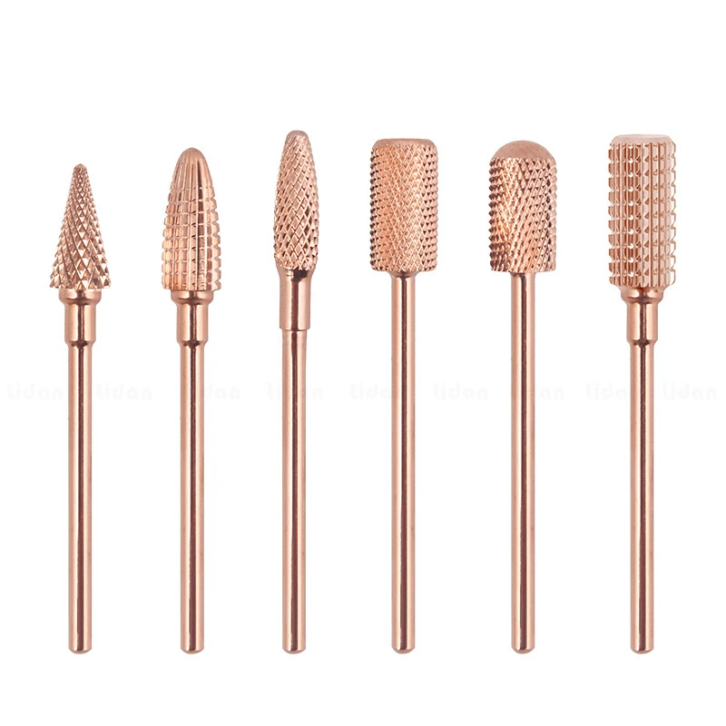 Tungsten Carbide Nail Drill Bits Remove Acrylic Poly Nail Gel Nail Polish /32 inch for Acrylic Gel Nails Cuticle Manicure