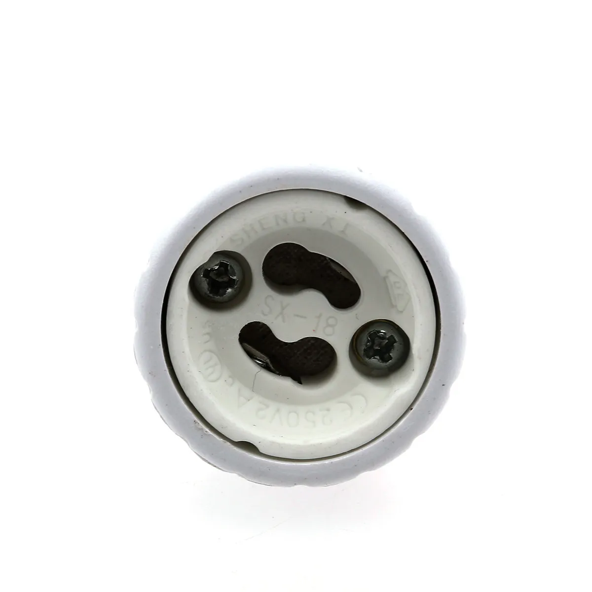 10Pcs E14 to Gu10 Lamp Base Converter Socket Adapter for LED Bulbs Easy Install Remove Universal Voltage Compatible Light Bulb