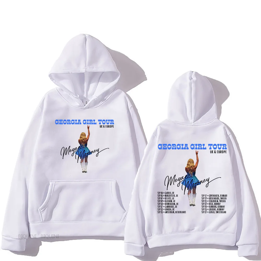 Megan Moroney New Song Hooded Funko Pop Women Hip Hop Casual Sweatshirt Graphic Printing Fleece Clothes Sudaderas Retro Hoody