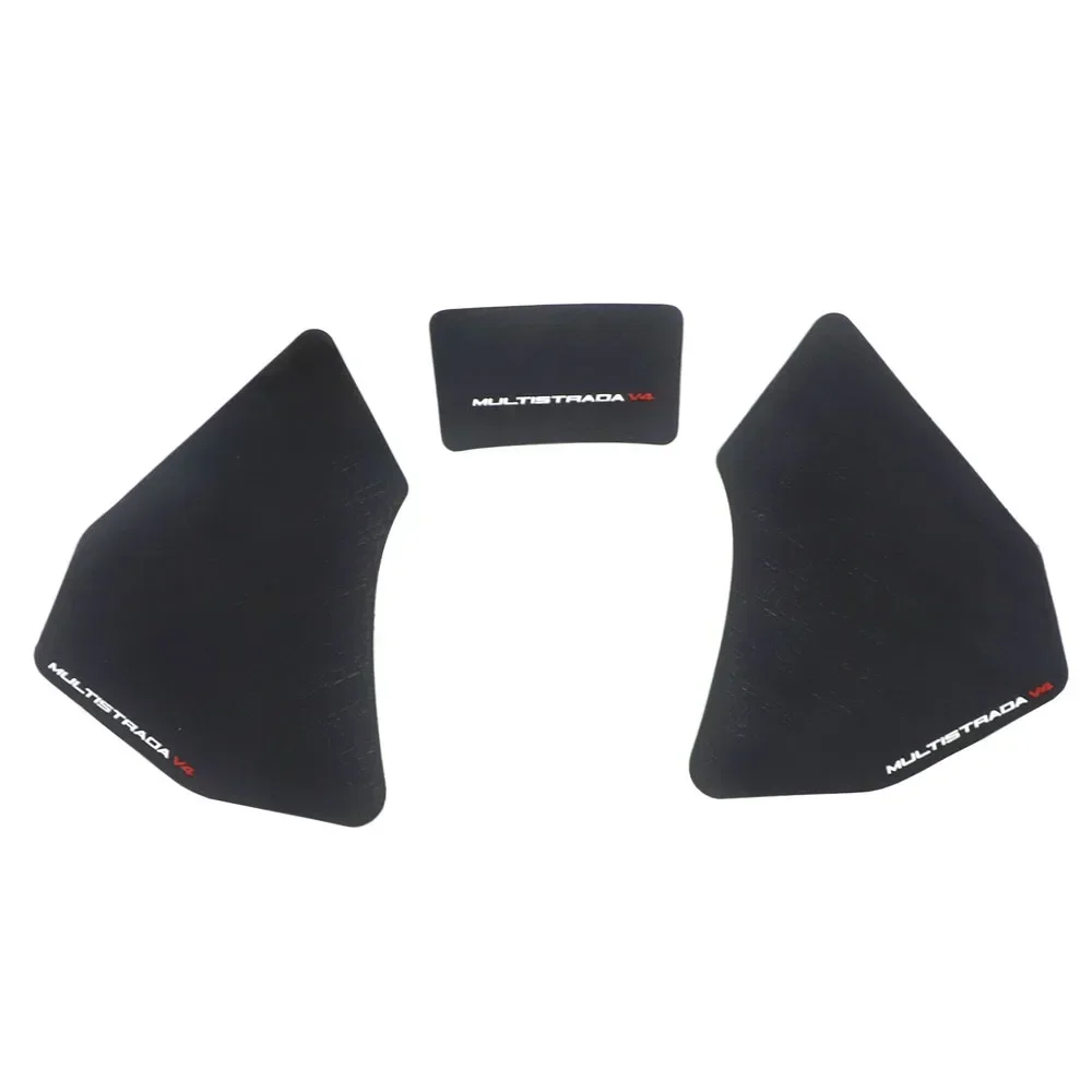 Adesivos de tanque de combustível lateral para motocicleta, borracha, impermeável, antiderrapante, Ducati Multistrada V4 S V4S, 2021