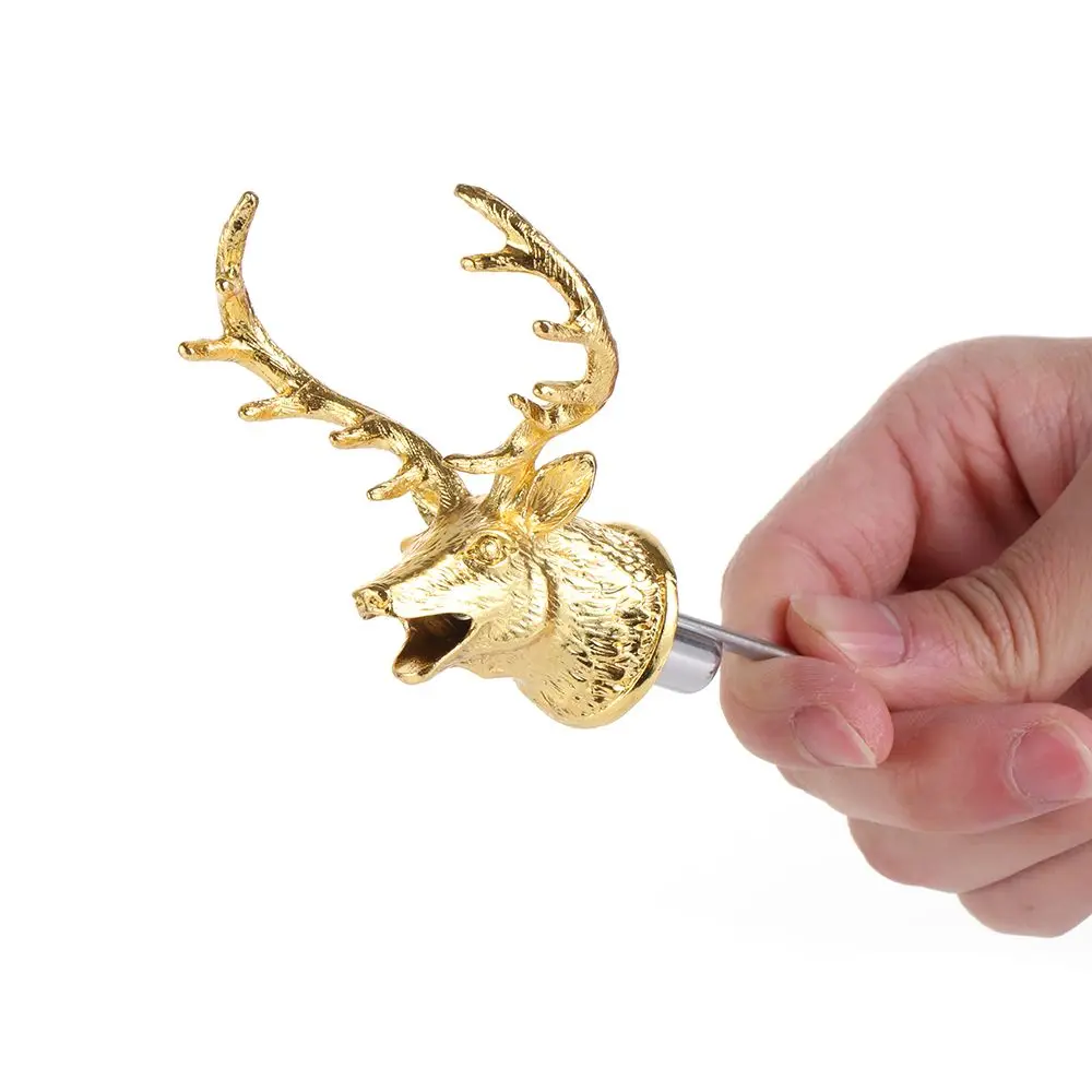 Party Supplies Deer Head Christmas Ornament Kitchen Accessories Bottle Stoppers Wine Aerators Wine Pourer