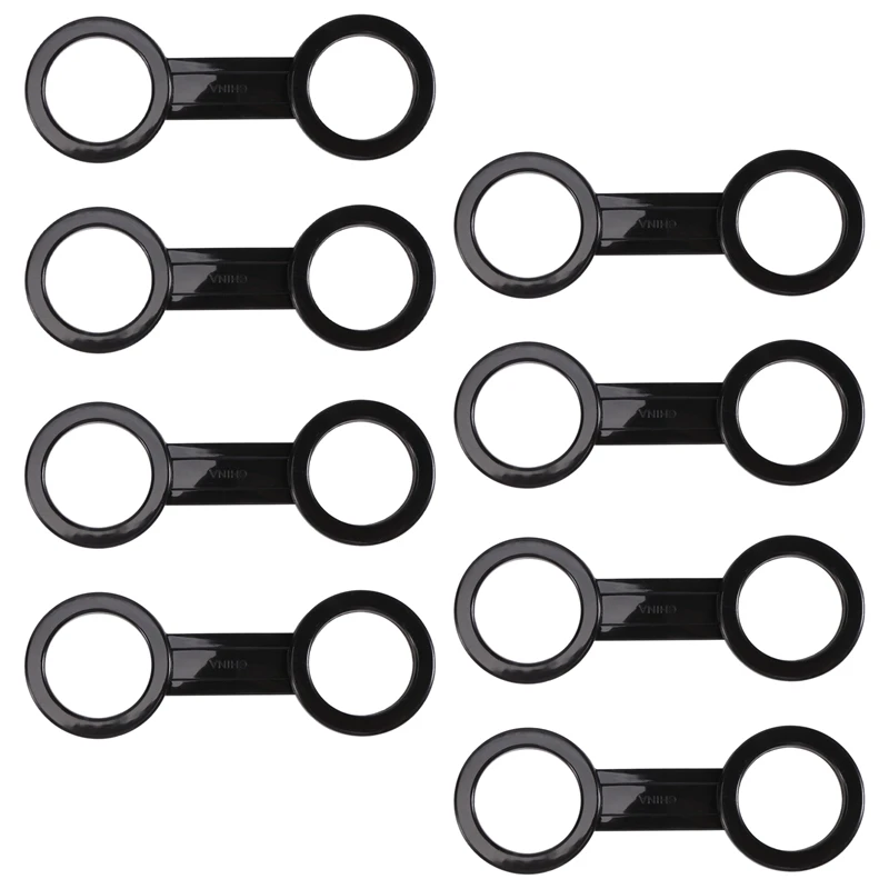 

8 Pieces Scuba Diving Dive Snorkeling Silicone Snorkel Mask Strap Keeper Holder Clips Retainer Attachment Gear Spare Part Access