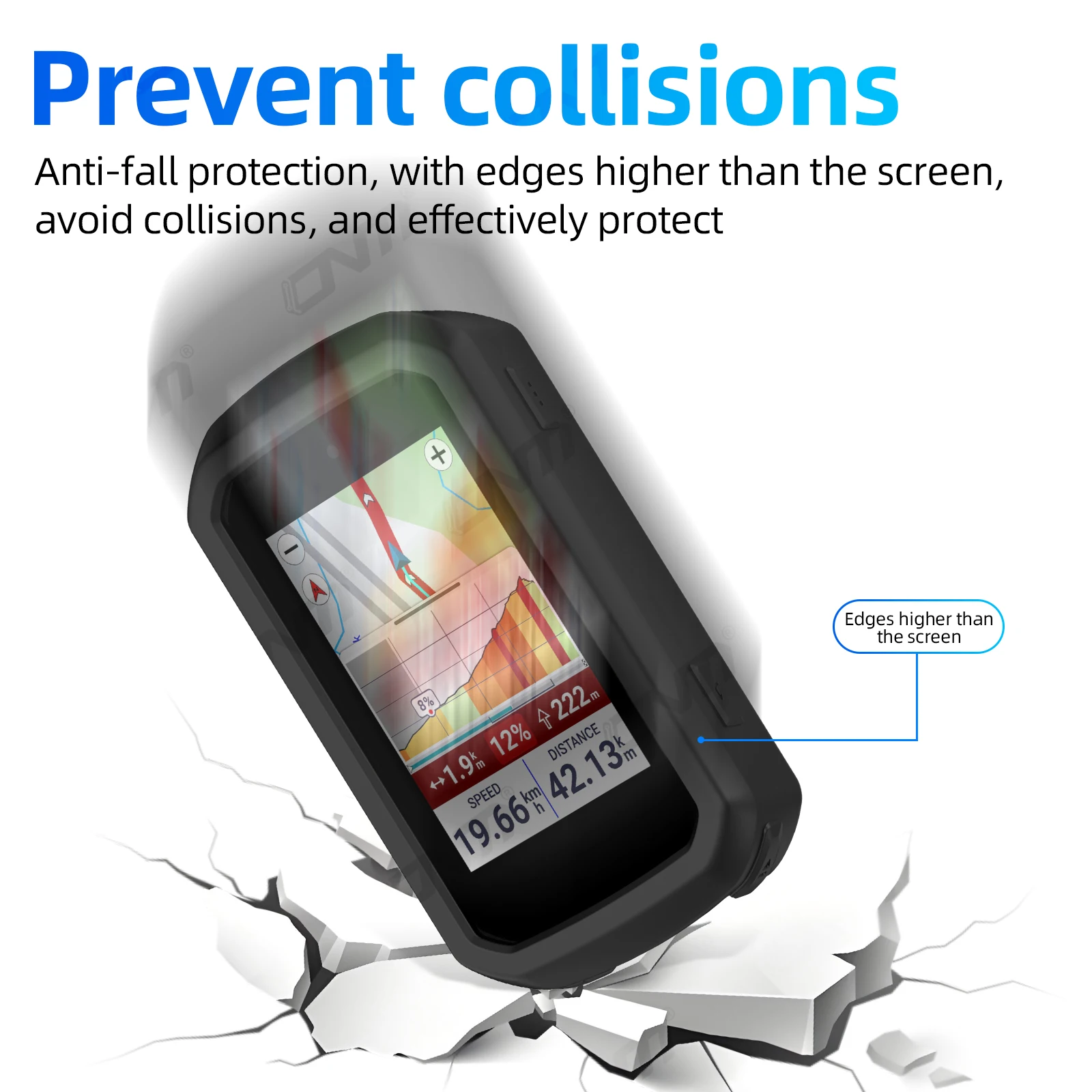 Silicone Case For Garmin Edge 850 550 Bicycle Computer Protective Cover Bumper Anti-collision Protector Shell Accessories