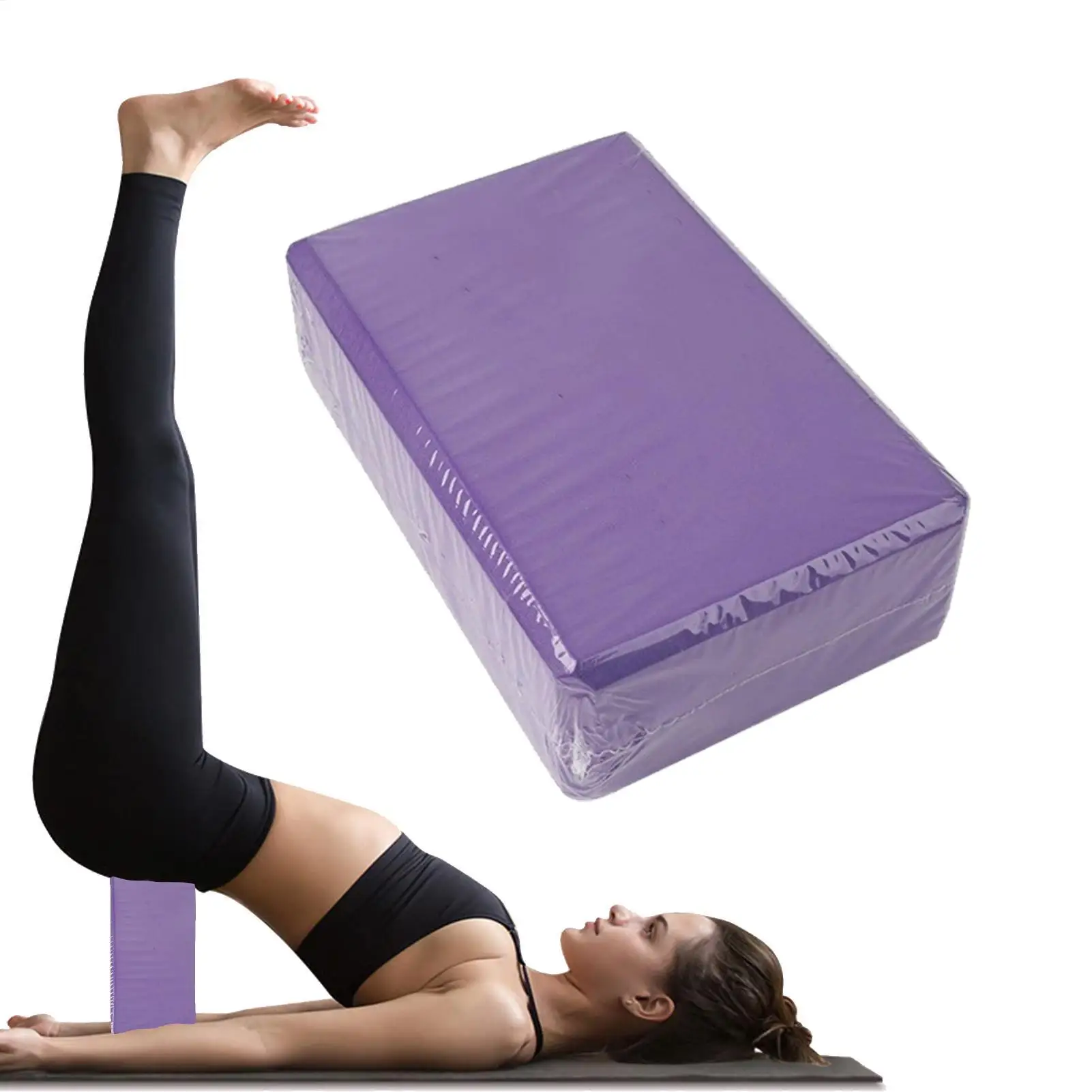 Fotografia 3: Eva ginásio blocos tijolo de espuma de alta densidade para yoga dança estiramento fitness equipamento de treinamento de relaxamento interior
