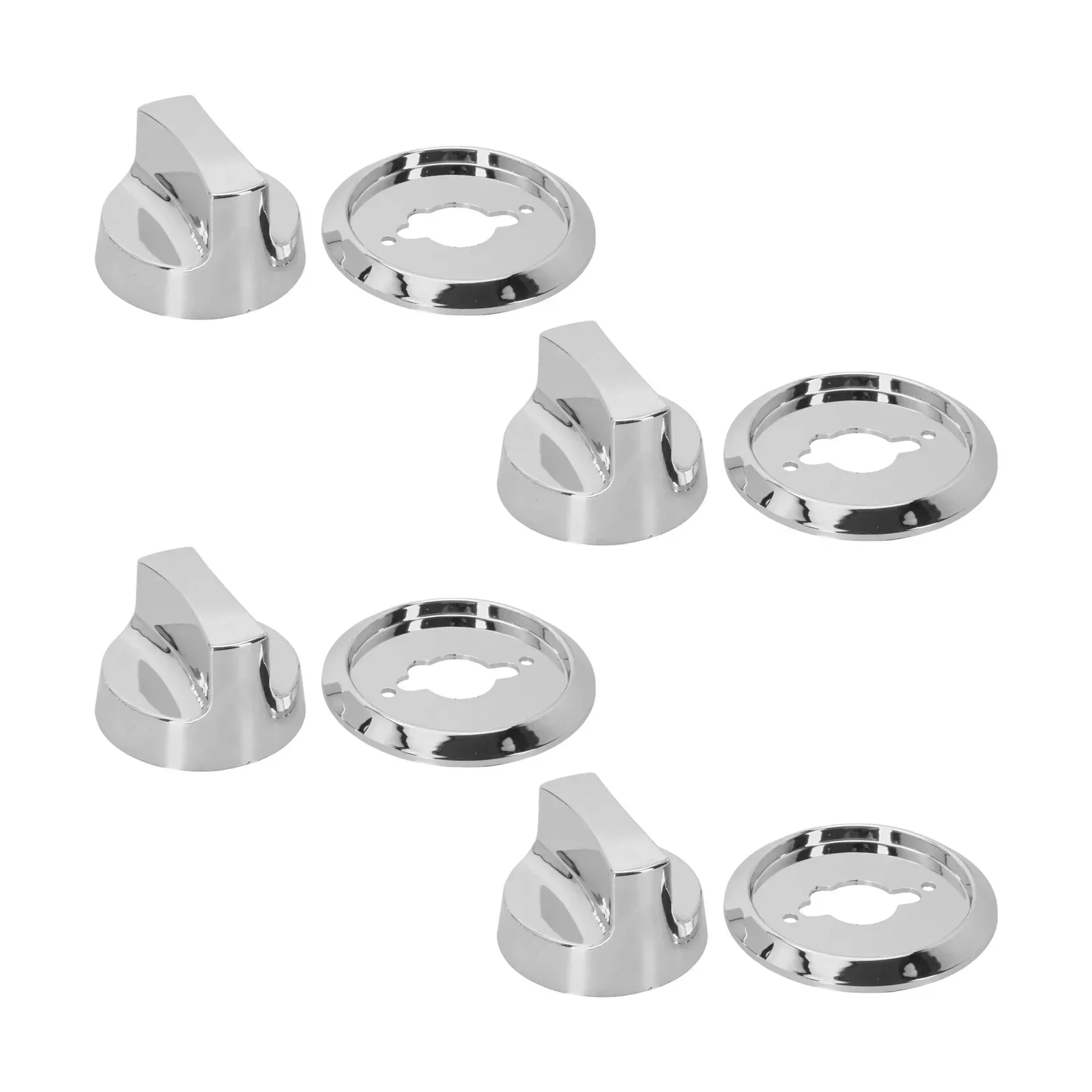 Electroplated Grill Knobs Part Replacement Knobs 15*15*6cm Gas Grill Knobs Precise Control Grip Set Of Four Knobs