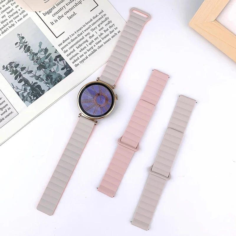 サムスンギャラクシーウォッチ用磁気ループストラップ,サムスンギャラクシー7,6,5,4,6クラシック,40mm, 44mm, 46mm, 42mm 43mm、47mm、20mm、22mm