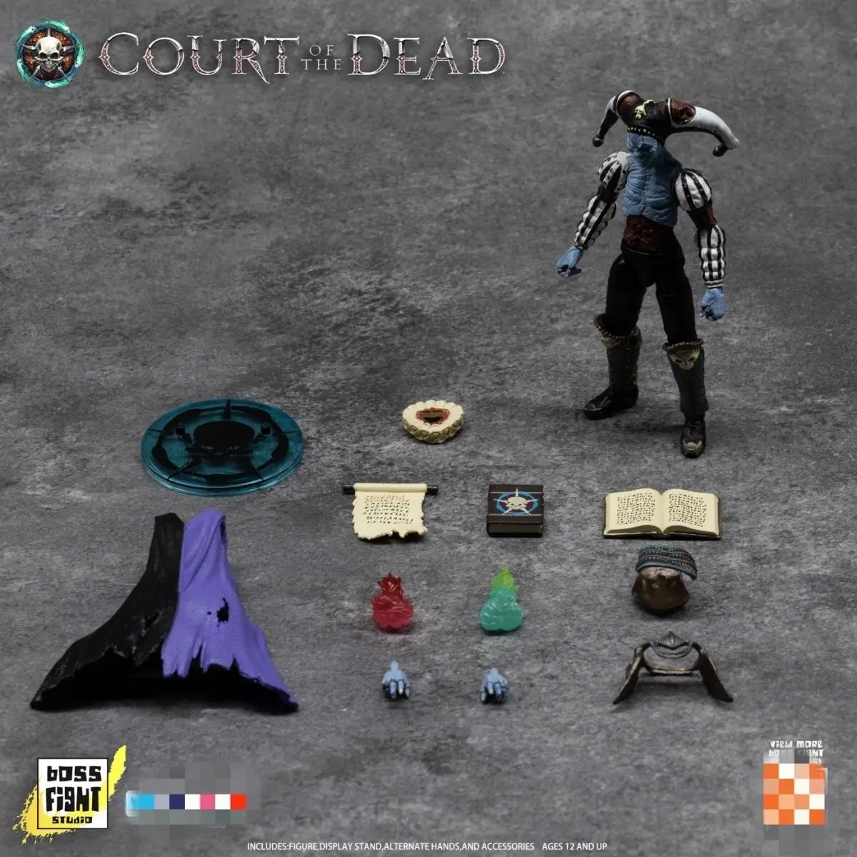 BFS Boss Fight Studio Death Court 2series 1/18 Necromancer Soul Reaper Action Figures Model