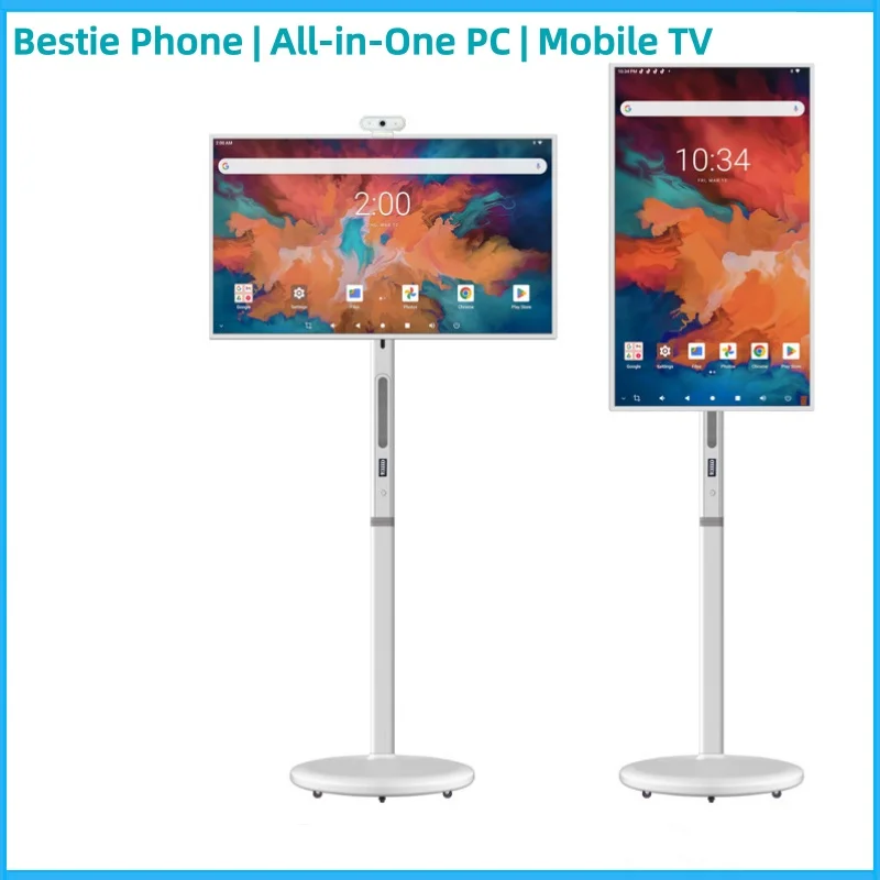 Portable Smart Wireless Monitor 1080P Touchscreen LED Backlight LCD Display with Stand Mobile Smart TV