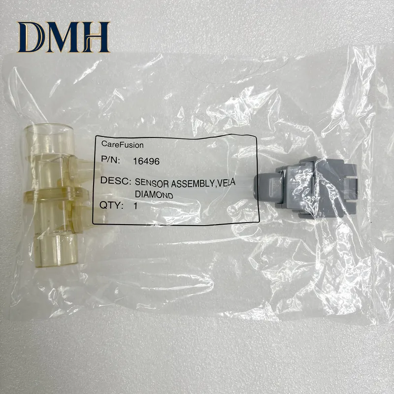 For Vela Ventilator Flow Sensor-Viasys Assembly Diamond Reusable Sensors 16496 1PCS New