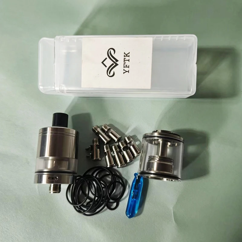 

YFTK kaser Kooroo Kalibr 23.30 23mm RTA 4.5ml tank atomizer VS Taifun GTR Dead Rabbit MTL trim part