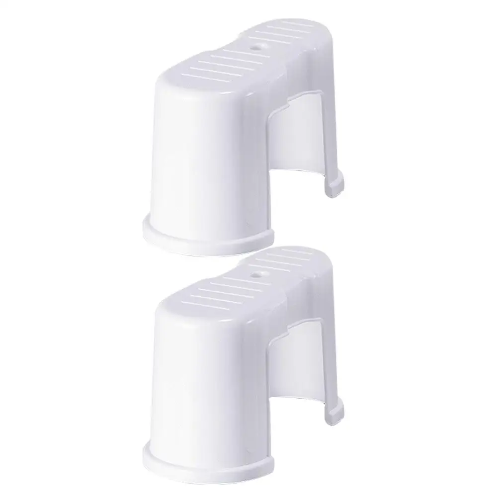 

2 Pcs Plastic Toilet Footstool Portable Bathroom Anti slip Household Stool Stepping Thick Material Load bearing Sturdy Kids