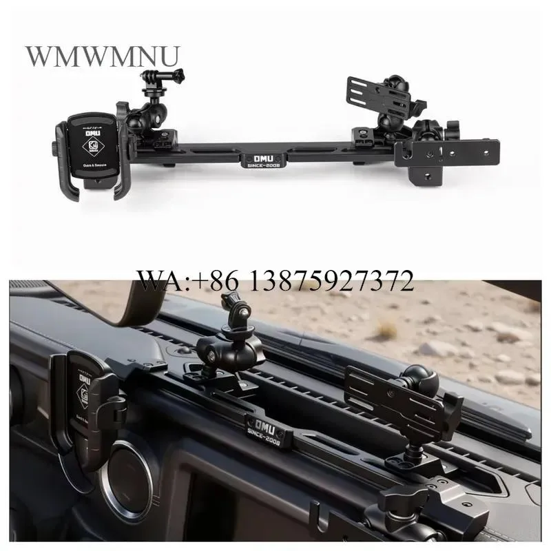 Wmwmnu OMU030 Car Dashboard Bracket Mobile Phone Navigation Holder Center Console Multifunction Mount for JL