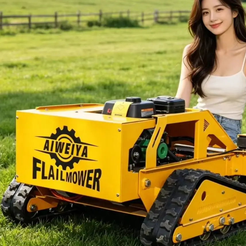 

Настраиваемый радиоуправляемый триммер для ухода за склонами и рельефной местностью - Инструмент для садоводства и огорода