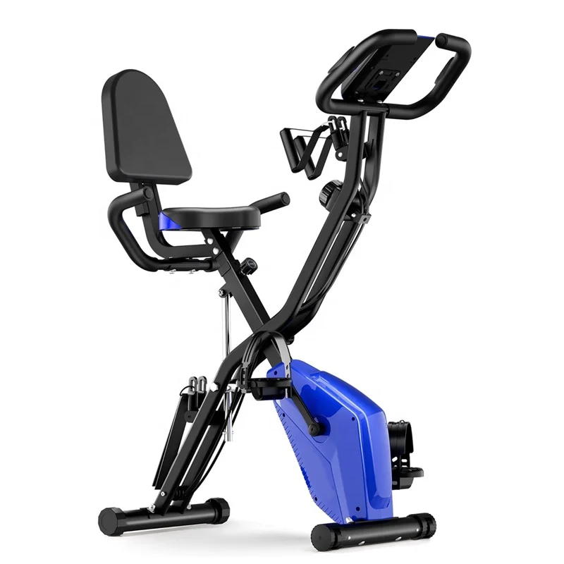 Smart LCD Touch Screen Adjustable Seat Heart Rate Grip Sensor Home Gym Exercise Bike