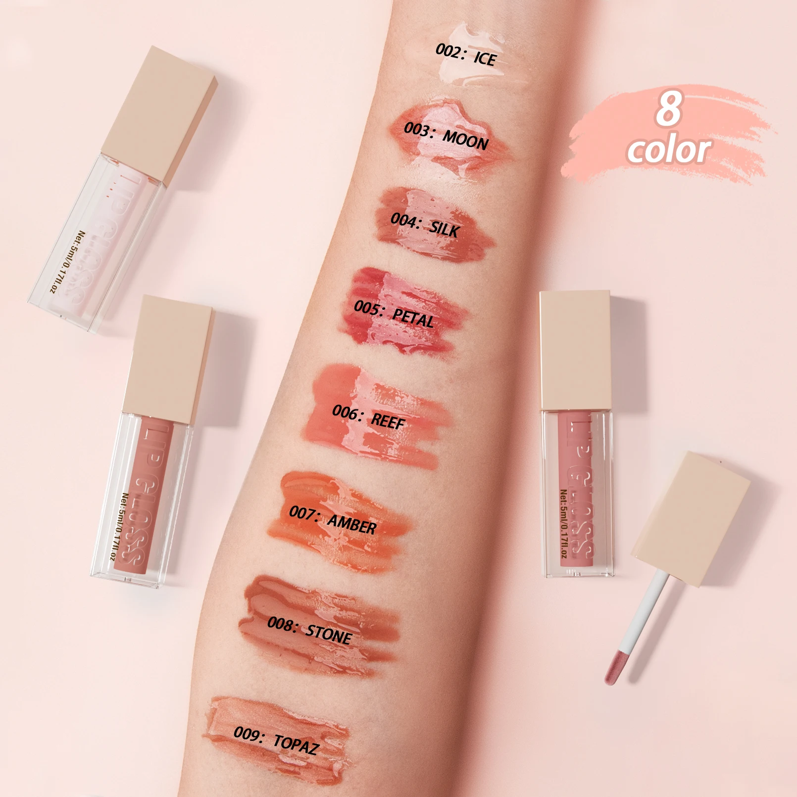 Liquid Lipstick Matte Finish Sexy Silky Lip Gloss Waterproof Kiss-proof Lasting Lip Glaze Lip Tint Cosmetics