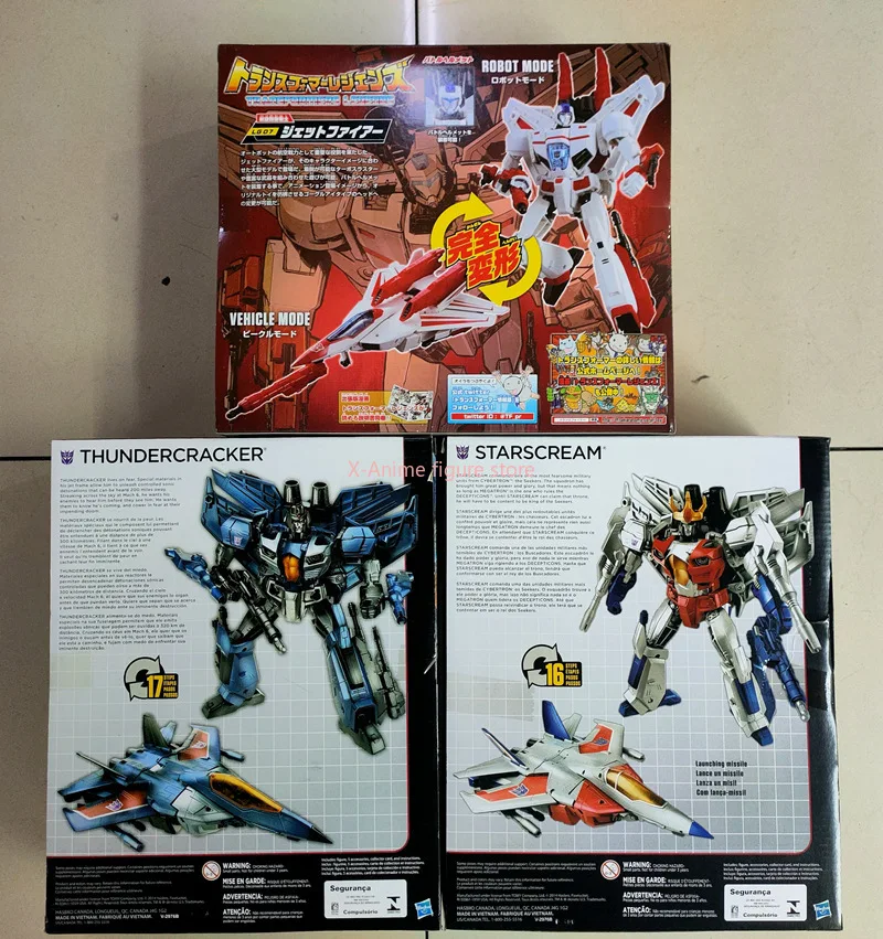 在庫あり変形可能なおもちゃ IDW スタースクリームサンダークラッカー日本語版ジェットファイアスカイファイアアクションフィギュアギフトロボットコレクション