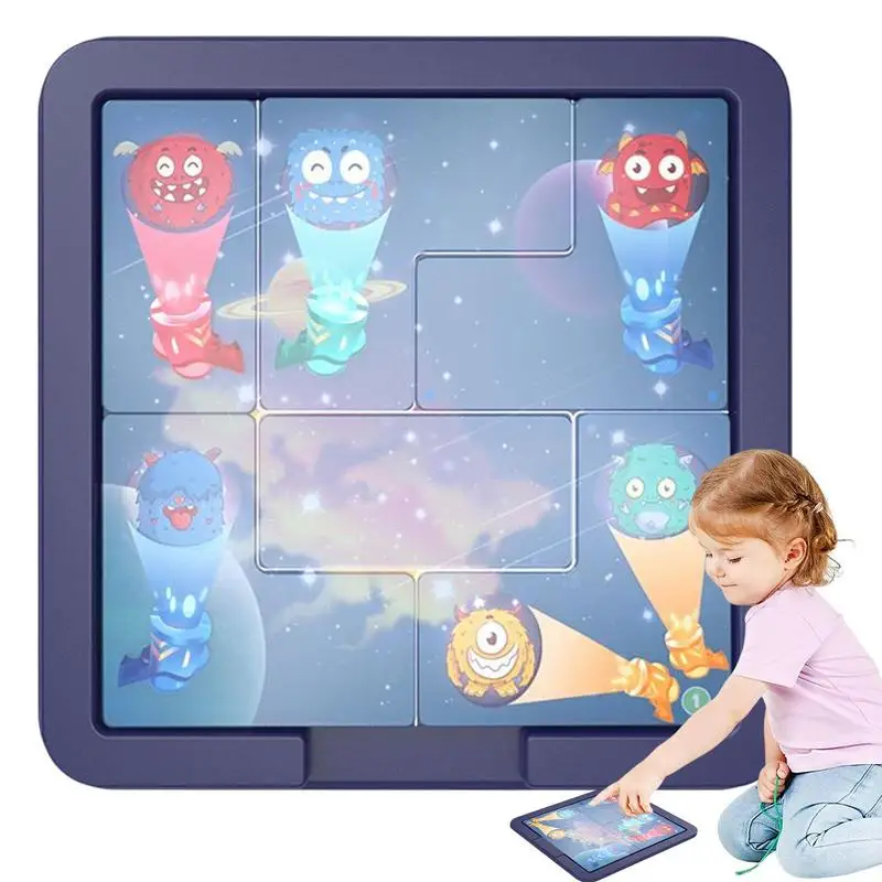 Ghost Catcher Game Flashlight Educational Board Game Fine Motor Skill Early Learning Preschool Educational Gift Game Puzzle STEM