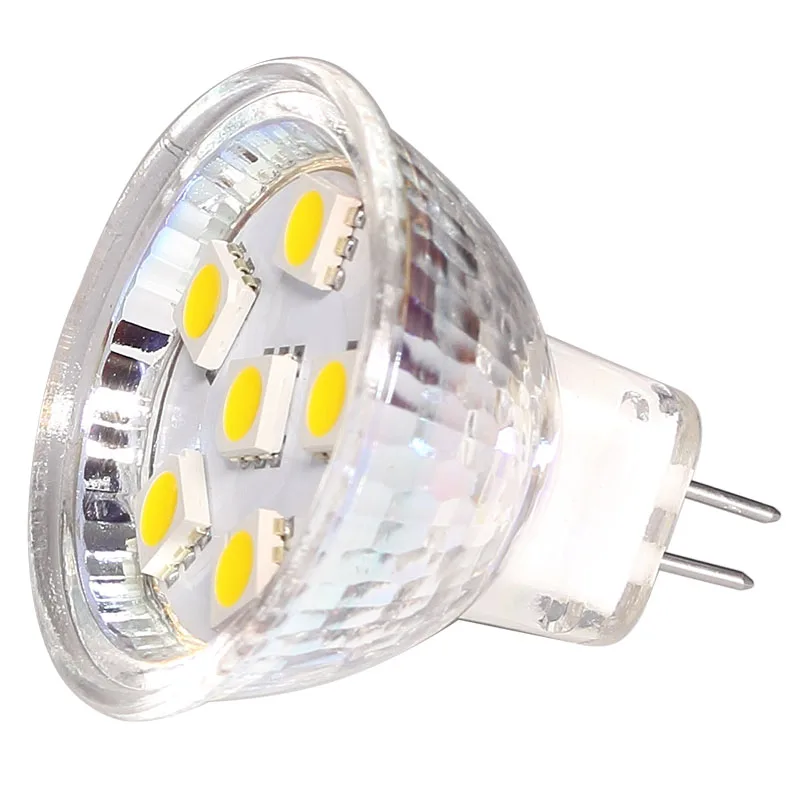 

MR 11 Led Spot Bulb 6led of 5050smd 24V 12V Boat Bulb Work Under Low Voltage 1W super bright 1pcs/lot