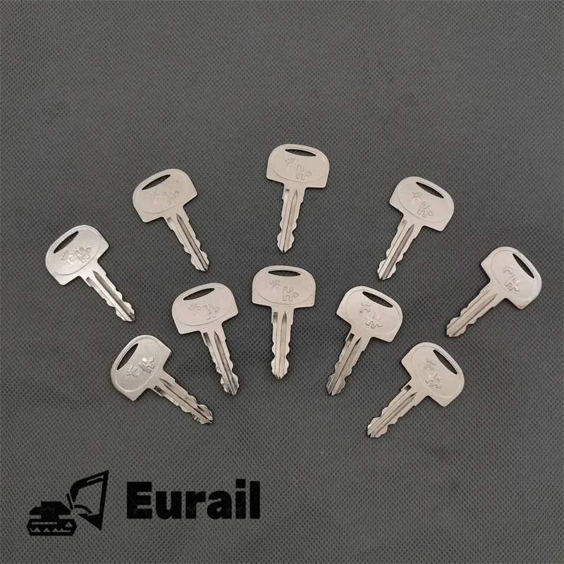 5/10Pcs 601 lgnition Key Fit for Caterpillar StackerFerris Mower Vermeer Sany Mini ExcavatorBroderson Crane Bluebird School Bus