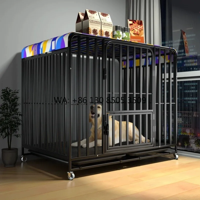 

Best Price Premium Iron Dog Cage Durable Pet Kennel Fence Large Space Pet House Cage for Small Medium Large Dogs