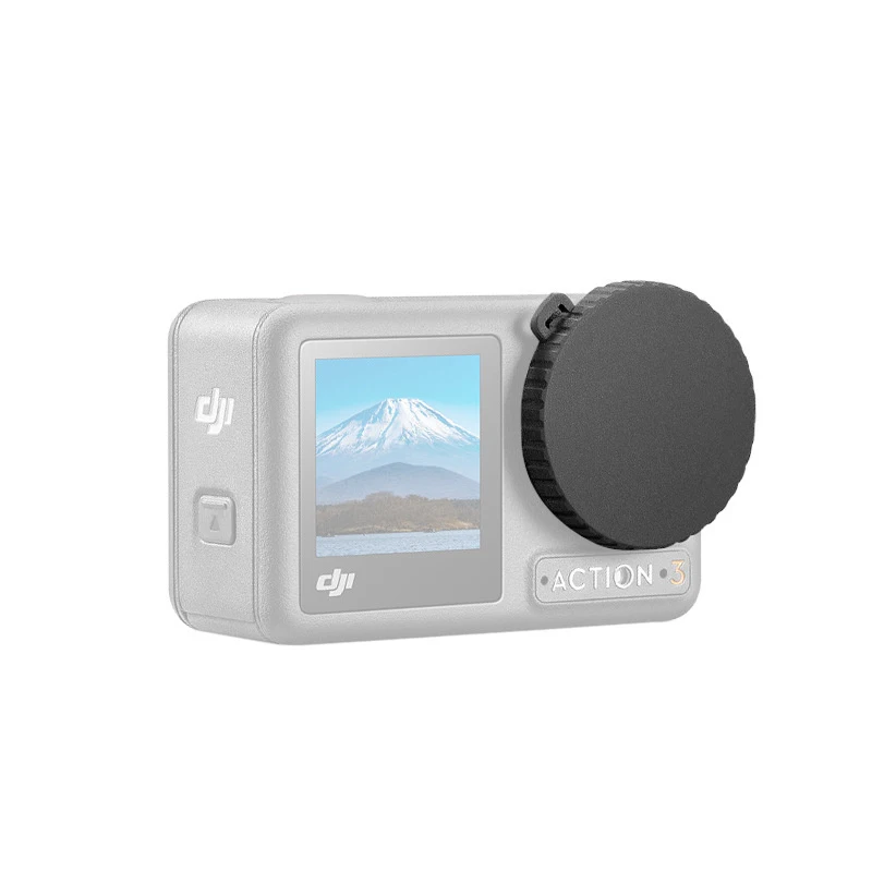 2PCS Camera Lens Protective Cover For DJI Action 4/3 Lens Cap Anti-fall Dust-proof Silicone Lens Protection Camera Accessories