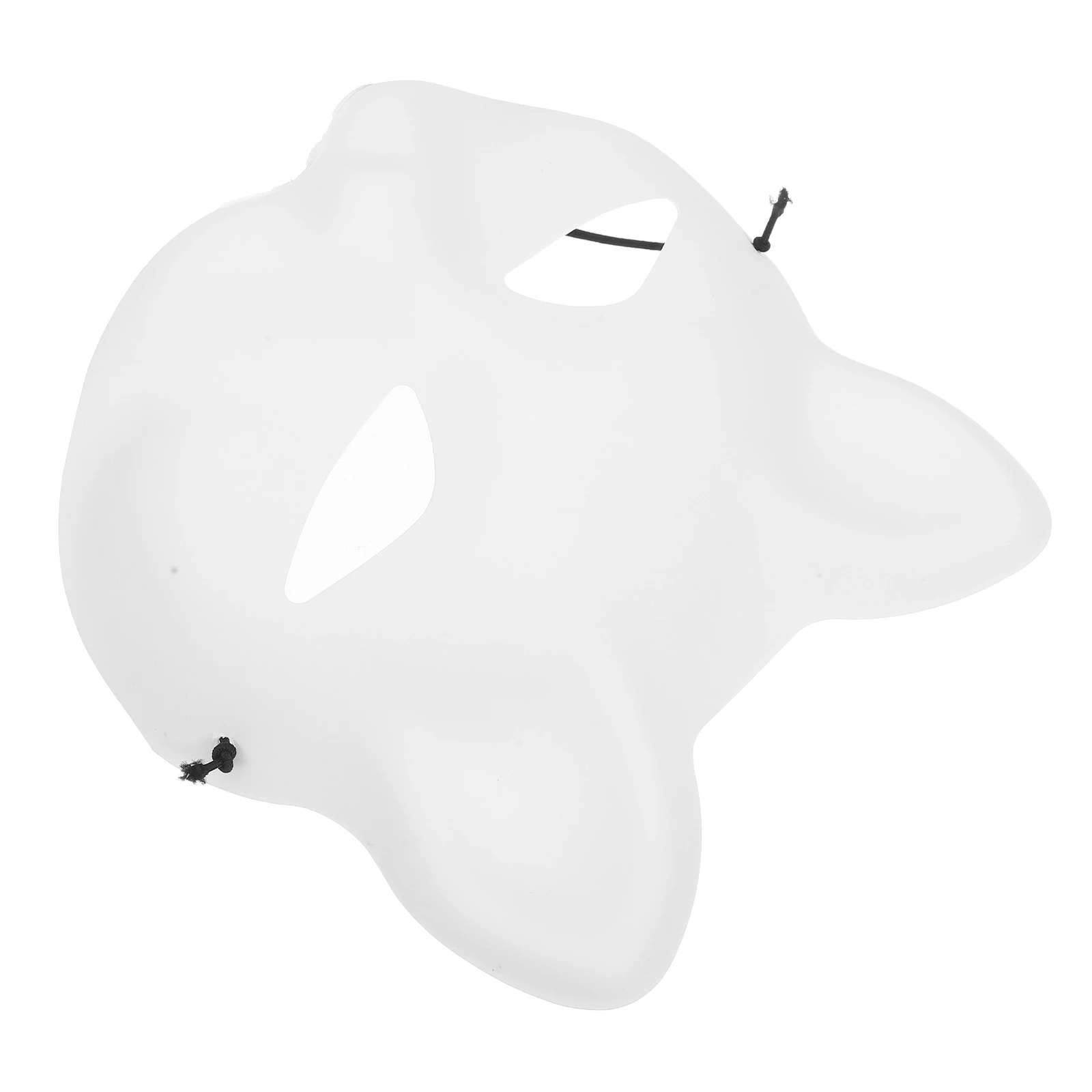 Cat Face Mask Animal Masks for Painting Coloring Makeup Costume Props Blank White Carnival Cosplay Party
