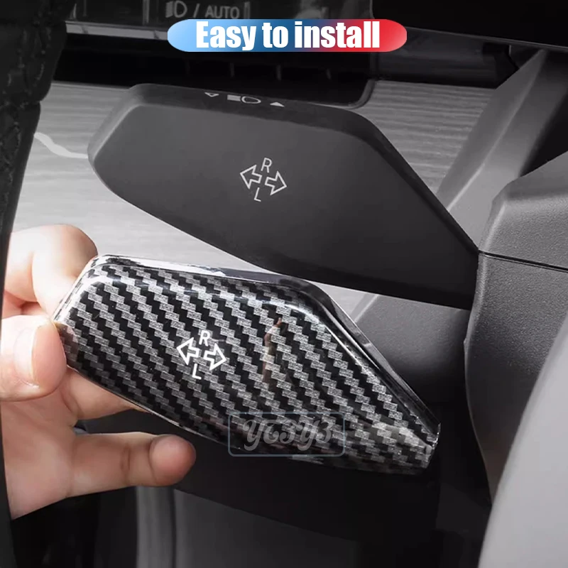 لحوامل إشارة الالتفاف لسيارات BMW الجديد طراز 5 i5 من ألياف الكربون ABS سلسلة 1357 X1X2X3X5X7 G20 F25 F26 الإكسسوارات