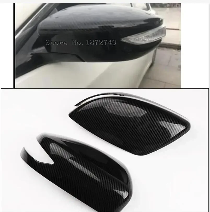 

carbon fiber Rearview Side Door Mirrors Cover Trim for Nissan Teana Altima 2013 2014 2015 2016 2017 2018