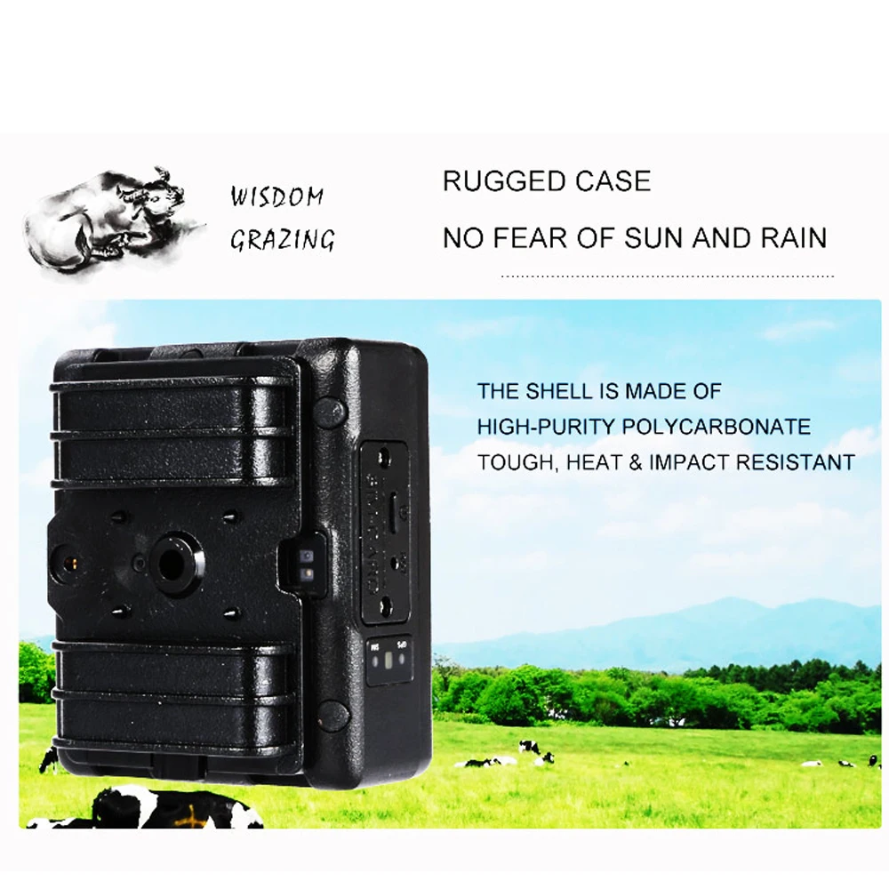 Solar GPS Tracker IP67 Watterproof 2G 4G  WIFI Cattle Cow Sheep Horse Camel Pets Tracking Device Person pet smart gps locator