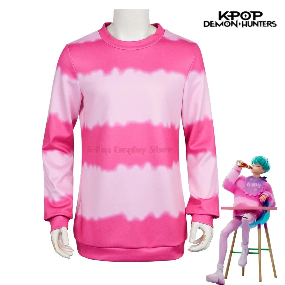 

Anime Cosplay Uniform Set for Bobby Kpop Demon Hunters Clothes Outfit Halloween Party Costume Accessories Male Role Play Props