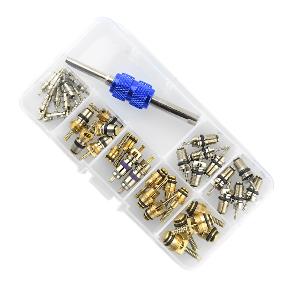 Air Conditioning Valve Core Kit - Durable For Car Tuning Convenient Tuning Car Accessories Easy To Install Car Products